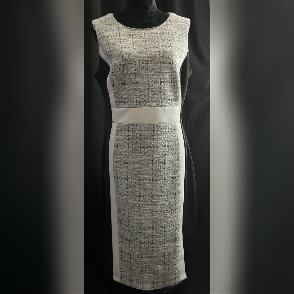Kate and Lily Tri-color bodycon dress